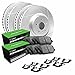 R1 Concepts Front Rear Brakes and Rotors Kit |Front Rear Brake Pads| Brake Rotors and Pads| Performance Sport Brake Pads and Rotors| Hardware Kit WLSH2-31004