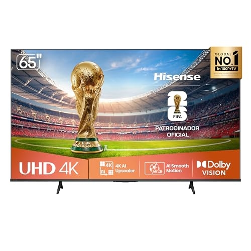 Hisense Smart TV 4K 65" Polegadas 65A6NV com Dolby Vision, HDR10, HLG, DTS Virtual X, Comp...