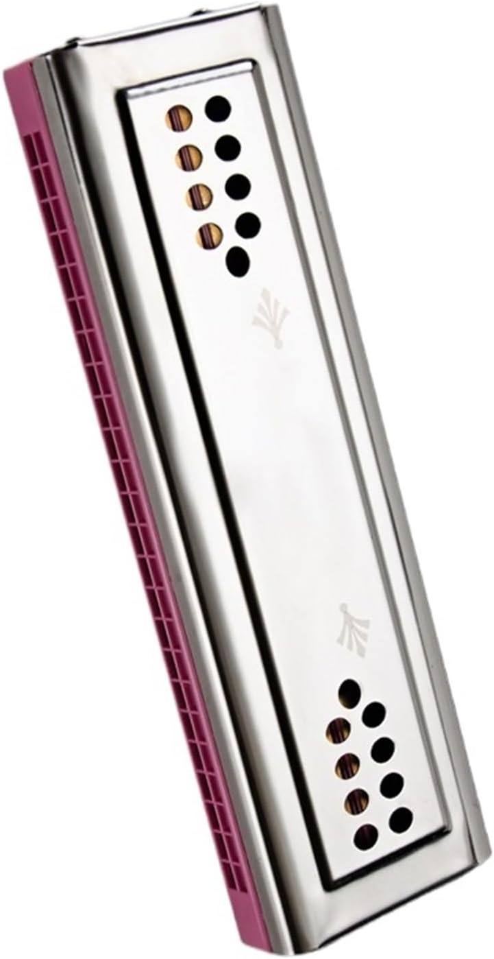 ハーモニカ 24穴 CまたはGキー ポリフォニック 初心者 大人 練習用 ダブルチューン Cハーモニカ(1)