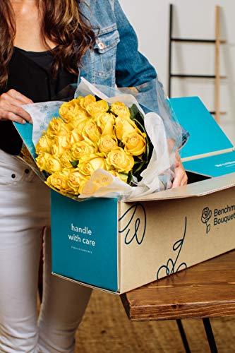 Benchmark Bouquets - 24 Stem Premium Red Roses (Glass Vase Included) - Fresh Flowers for Delivery - Gift for Graduation, Birthday, Anniversary, Sympathy, Get Well, Congratulations - Image 3