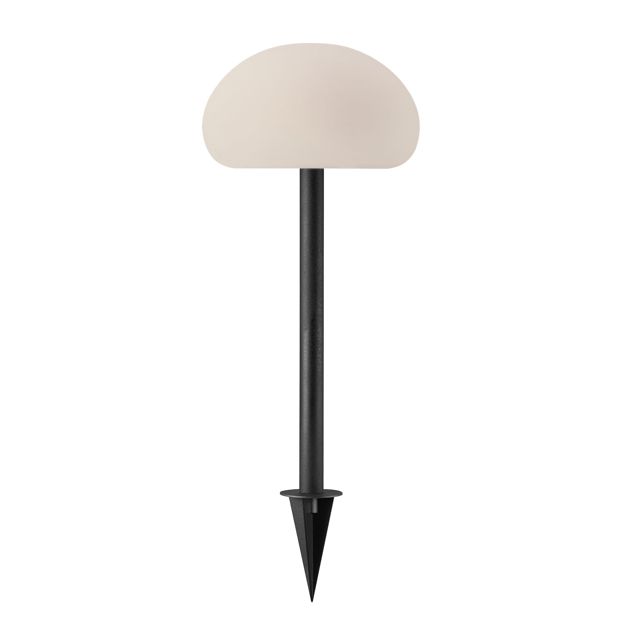 Nordlux White Sponge Outdoor Spike Light Plastic Intergrated Led 3-Level Dimming - Garden, Patio, Driveway Battery, Ip65