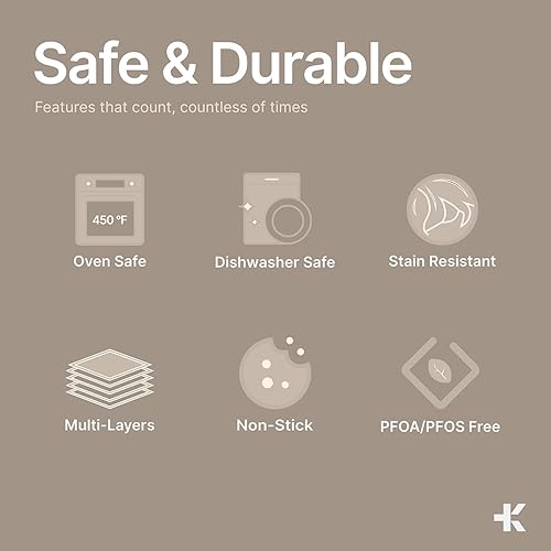 Miniatura 5 de BAKKEN Swiss - Juego de utensilios de cocina  23 piezas  Ollas de cocina de varios tamaños dorados con tapas sartenes y utensilios para hornear