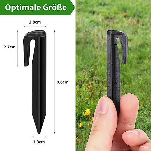 200 piquets de terre pour cable de robot tondeuse HAUSPROFI