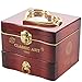 Produktbild Nrpfell Klassische Rotierende TNzerin Ballerina Klavier Musik Box Uhrwerk Kunststoff Schmuck Schatulle MDchen Handkurbel Musik Mechanismus Weihnachten Geschenk Rot