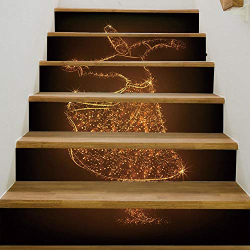 Murales de pared 3D autoadhesivos de danza para tapar grietas de PVC 2