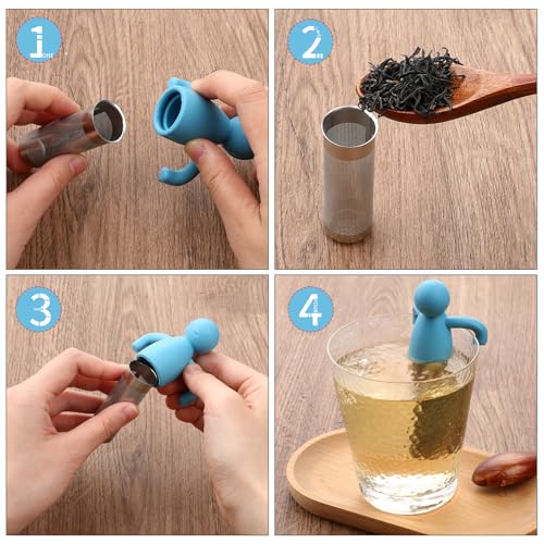 Brew Bliss: Elevate Your Tea Experience with These Adorable Stainless Steel Infusers!