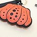 Leather Pumpkin Keychain, Pumpkin Charm for Autumn, Halloween & Thanksgiving Decorations, Handmade Handbag Accessory (Keychain)