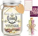 Hiipeefeel Geldgeschenk 40 Geburtstag Frau, LED Flaschenlicht, Geldgeschenke Verpackung, 40 Geburtstag für Frauen Beste Freundin Mama Schwester Tochter Familie