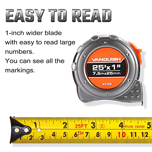 Cinta Métrica Vanquish Heavy-Duty 7.5 m x 25 mm Pack 2 miniatura 6