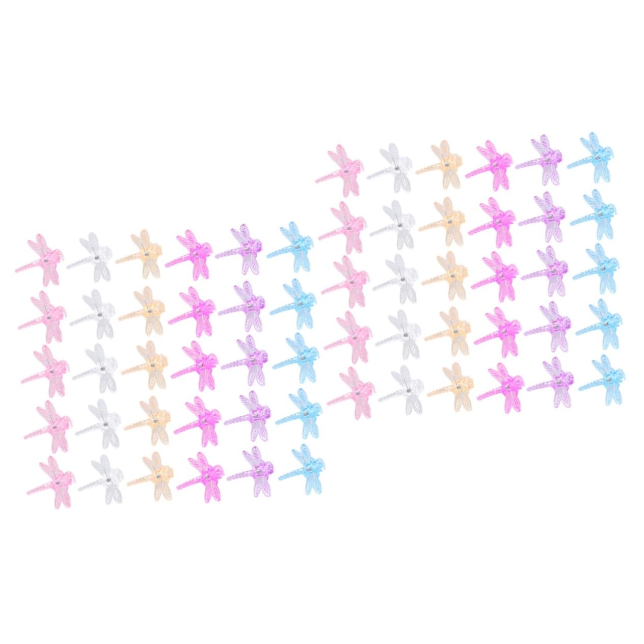 ifundom 2 Sätze Gartenclips Pflanzenclip Garten-orchideen-Clip Orchideenstielclips Gartenpflanzenklammern Drinnen Reben Anlage Orchideenklammern Orchideen-blumenclip Plastik 60 Stück * 2