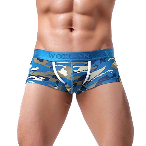 Yesmile Calzoncillos Bóxer para Hombre, Moda Mens Briefs Shorts Soft Underwear Bulge Pouch Camuflaje impresión Underpant
