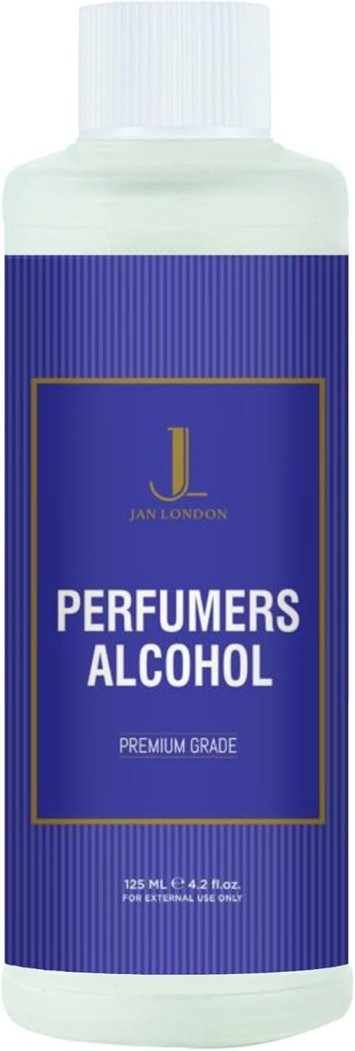 Perfumer’s Alcohol – High Purity Perfume Base for DIY Perfume, Aftershave, Room Sprays & Diffusers – Cosmetic Grade Perfumer Alcohol Compatible for perfumes 100ml, 250 ml, 500 ml, 1000ml (125 ml)