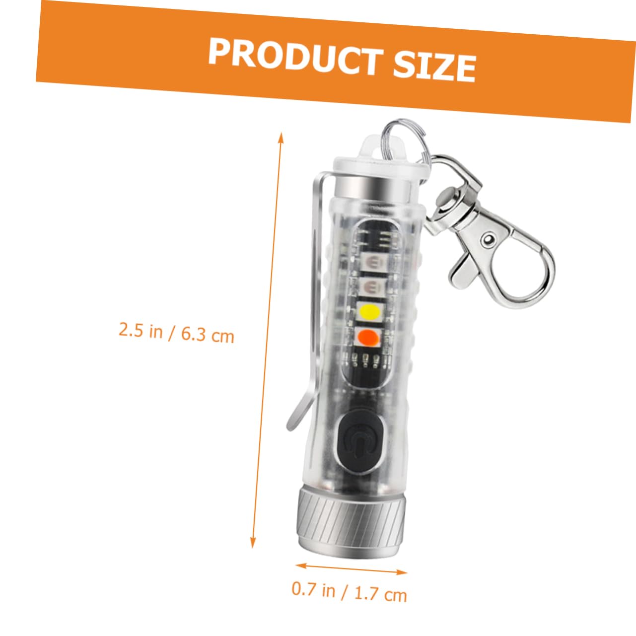 Sosoport 3pezzi Mini Torcia Led Ricaricabile Portachiavi Torcia Tascabile Regolabile Per Emergenze Campeggio e Riparazioni Auto Design Compatto e Leggero Perfetta Per Attività Outdoor