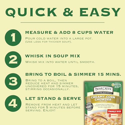Image of Bear Creek Soup Mix, Creamy Corn Chowder, 9.2 Ounce (Pack of 6)