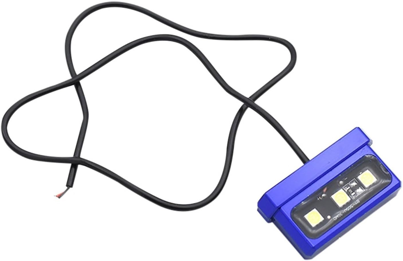 12v Motorcycle Waterproof Aluminum License Plate Lights Decorative Lamp for Universal Little Monkey (Color : B)