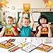 JAPBOR Fall Religious Coloring Books - 24PCS Mini Autumn Christian Activity Color Book Bulk for Kids Party Favors, Thanksgiving Bible Small Colour Pages for Sunday School Church Drawing Painting Games