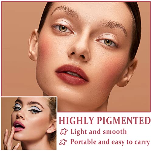 Nvleptap 3 Colors Matte Lipstick Set Lazy Lipstick Waterproof Long Lasting High Pigmented Lip Gloss Non-Stick Cup Velvet Lip Stick Stain Lip Makeup For Women Girls（Set A） #TOP2