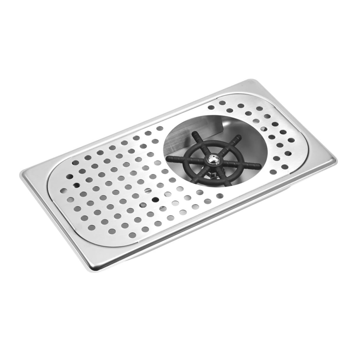 LIFKOME Lavabicchieri Per Lavello in Acciaio Inossidabile Risciacquo Bicchieri Detergente Set Per Cucina Bar E Ristoranti