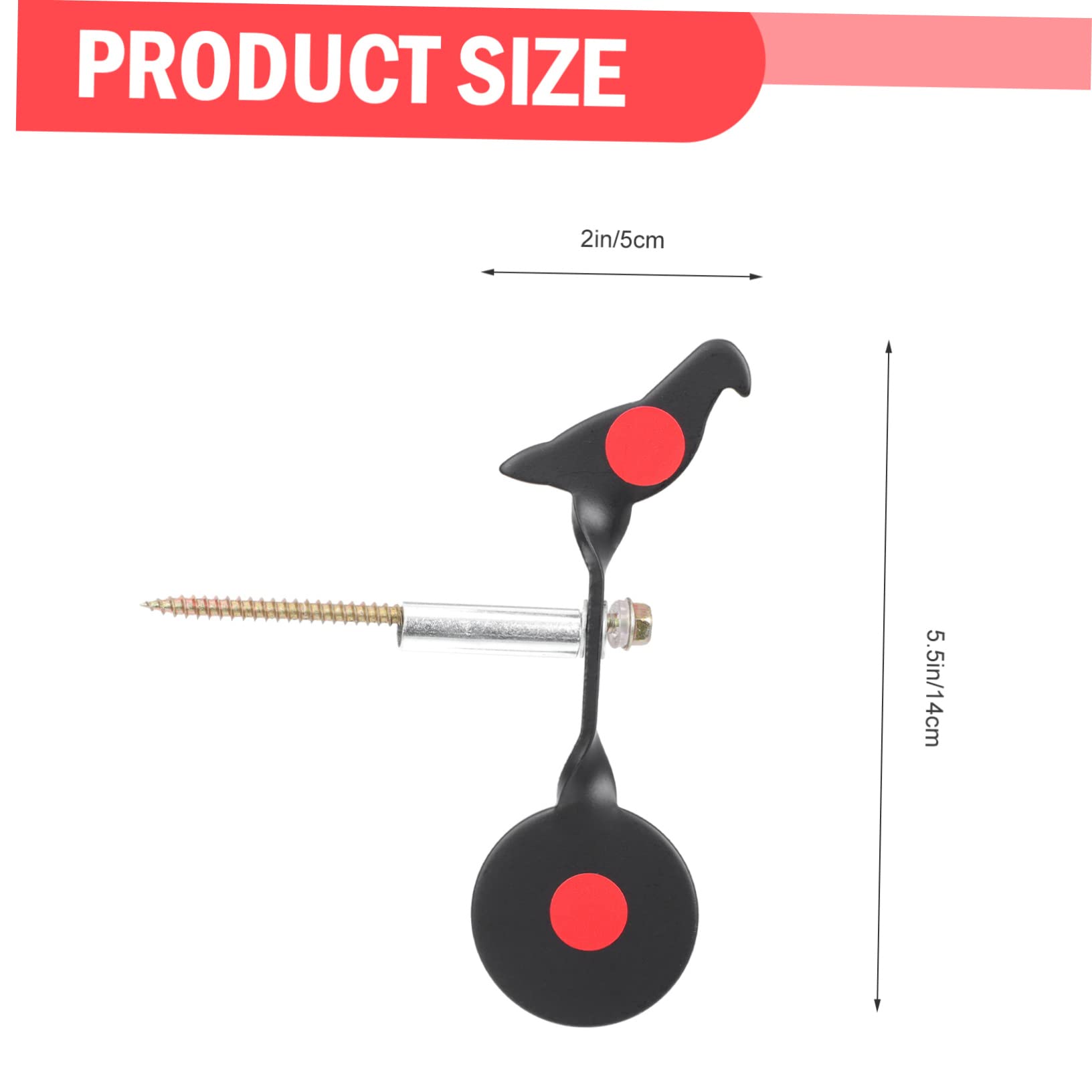 Veemoon Outdoor Tree Hanging Target Metal Shooting Range Practice Fun and Convenient Design