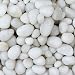 ITOS365 Pebbles Glossy Home Decorative Vase Fillers White Stone, 2.2 lbs