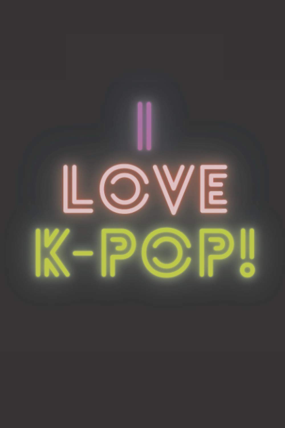 I love K-Pop: K-pop Notebook Dotted Plain/Blank Journal for k-pop fans students (6 X 9 inches), 100 dotted pages/50 sheets, softcover, perfect binding