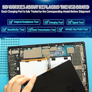 for iPad 9th Generation 2021 Charging Port for for iPad 9th Gen 2021 10.2" Dock Connector A2602 A2603 A2604 A2605 Replacement USB Charger Board Flex Cable Assembly Accessories with Repair Tools