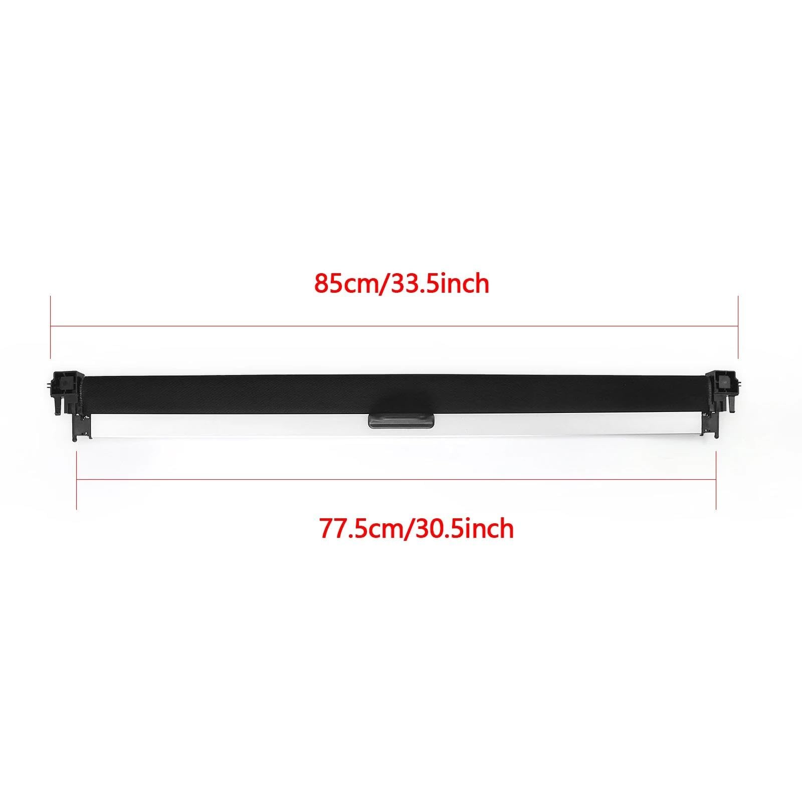Parasol Coche 6J0877307AK1 Cubierta Cortina Parasol Techo Solar Coche Persiana Enrollable Ventana Techo Solar 6J0877307 para Seat para Ibiza ST 2009-2017 Coche Sun Shade Parasoles(Negro)