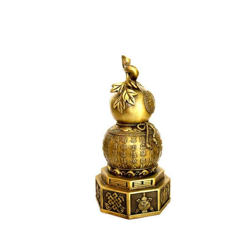 Bustos, Esculturas Y Adornos para Decoración De Bodas, Estatuas De Cobre, Calabaza De Cobre Puro, A, como Se Muestra.
