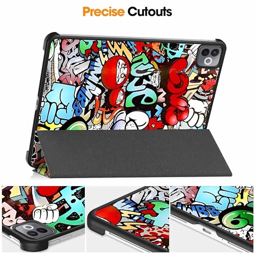 Image of ProElite Case Cover for Realme Pad 3 11.6 inch 2026 Case, Slim Trifold Flip case Cover for Realme Pad 3 11.6 inch 2026 Tablet [Auto Sleep Wake Feature], Hippy