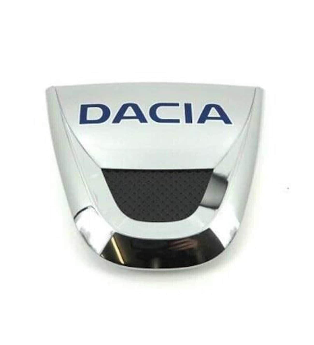 Embleme per Griglia Radiatore per Dacia Sandero/Duster/Logan, ABS Plastica, Cromo, Griglia Auto, 8200811907