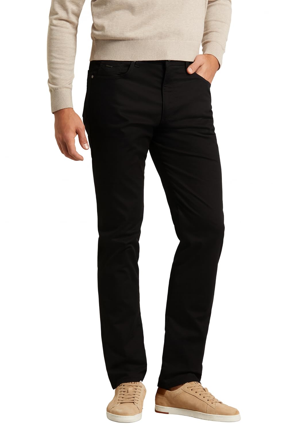 Bugatti Men's Black (Black 290) 3020-76101 Loose Fit Jeans Not Applicable, Black (Schwarz 290), W35/L36 (Manufacturer Size: 3536)