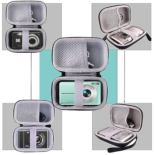 Werjia Kids Camera Case For Camkory/Vahoiald/Nsoela/Iweukjlo/Lecran Fhd 1080P Digital Camera For Kids With， And More Brands Kids Camera (Grey) #TOP6