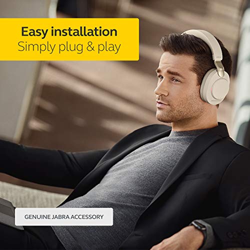 Jabra USB Bluetooth Adapter, Link 380a MS - Black (Renewed) for Evolve2 85 and 65 Headsets, USB-A - Image 3