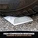 Road Reflectors Pack of 10 | 4 by 4 inch Street Pavement & Asphalt Stud Markers | Great for Speed Bumps, Sidewalks, Pedestrian Crossings, Freeways & Driveways | Industrial Grade (White)