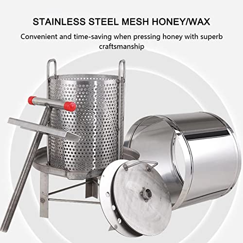 ZHIRCEKE Manuelle Honigschleuder Mit T-Förmigem Griff, Wabenspinner Aus Edelstahl Bienenzuchtausrüstung… – Bild 7