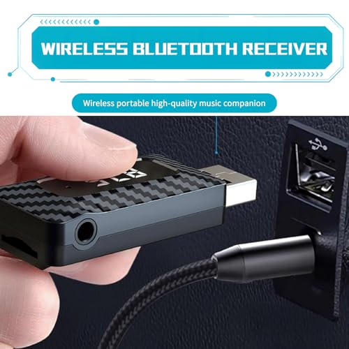 Receptor Bluetooth USB para auto con transmisor FM y AUX miniatura 3
