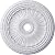 Ekena Millwork CM35VI Viceroy Ceiling Medallion, 35 1/8"OD x 4 7/8"ID x 2 1/2"P, Factory Primed
