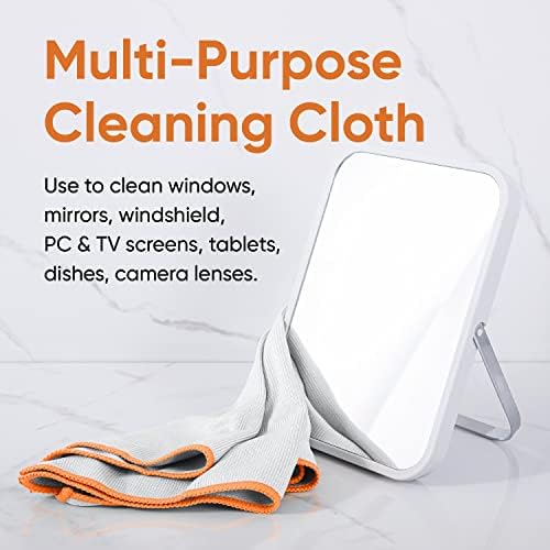 Miniatura 9 de Superio Vidrio de microfibra, espejo, paño de limpieza de ventana para parabrisas de automóvil, lentes de pantalla de TV, electrónica, microfibra