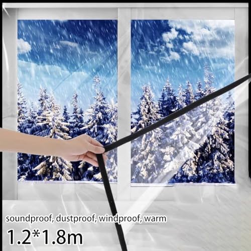 Película aislante transparente para ventana 1.2x1.8 m miniatura 2