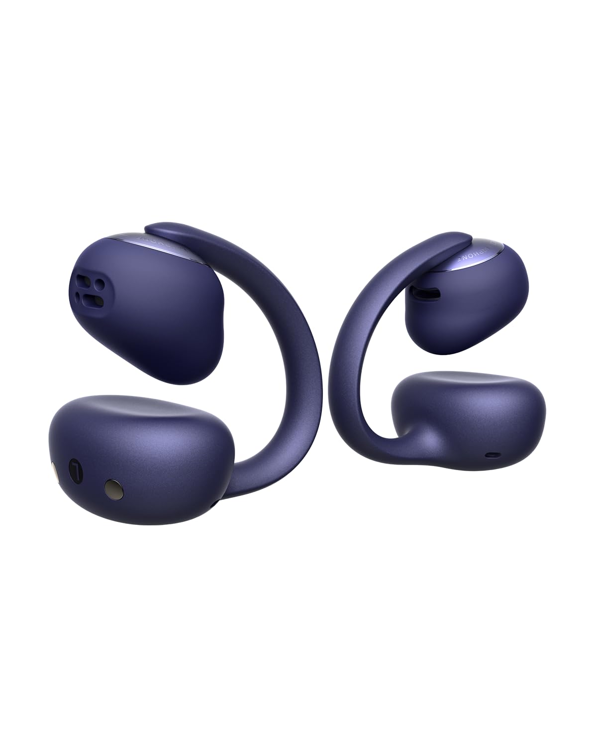 Baseus MC2 Auriculares Abiertos, Auriculares de Clip | CloudComfort 2.0, Hi-Res Audio, LDAC, SuperBass 3.0, Bluetooth 6.0, 4 Micrófonos con IA, 55 h de autonomía, IP67, 5,1 g