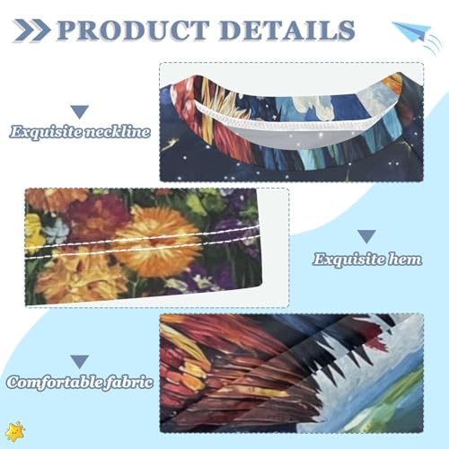 Boy Swimsuit Colorful Rooster Star Flower Sunscreen T-Shirts Swimwear Sets UPF 50+3