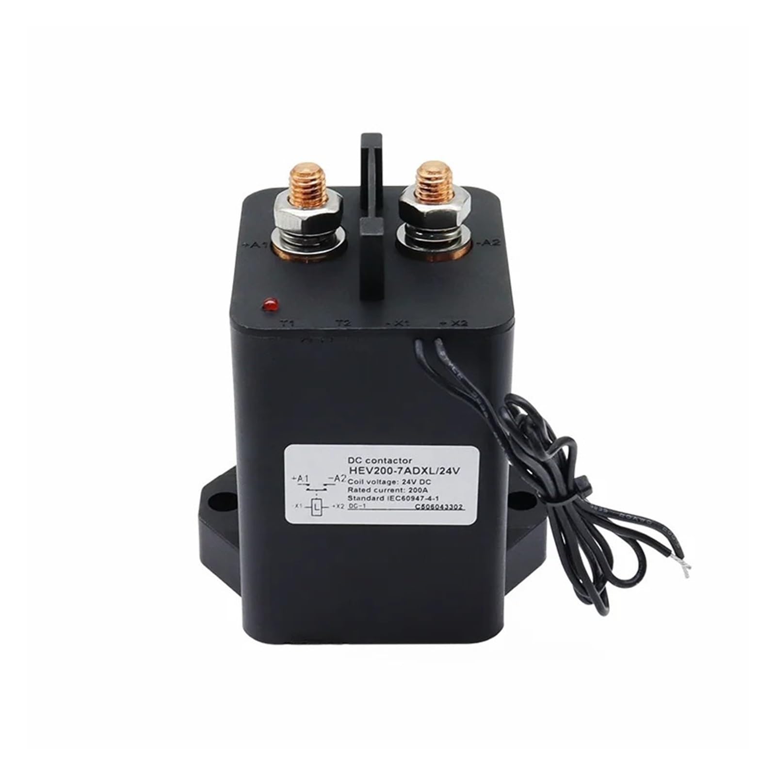 Contacteur DC 24V 1NO 200A pour sécuriser l'alimentation des bateaux et camping-cars