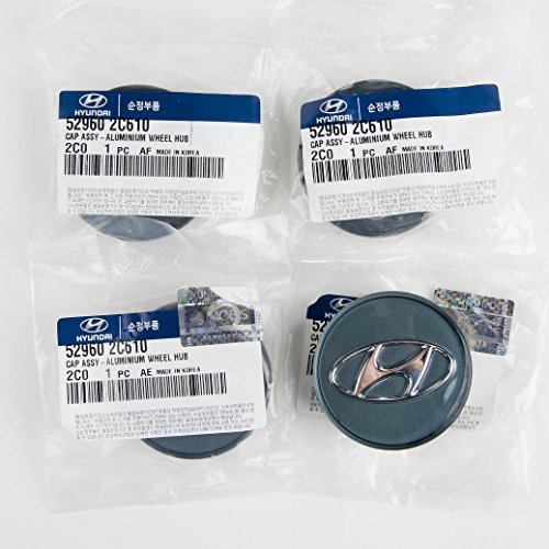Genuine OEM Hyundai Wheel Center Hub Caps 52960-2C610 (Pack of 4)
