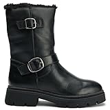 Warm Lining SOLE Gru Biker Des Bottes EU 39