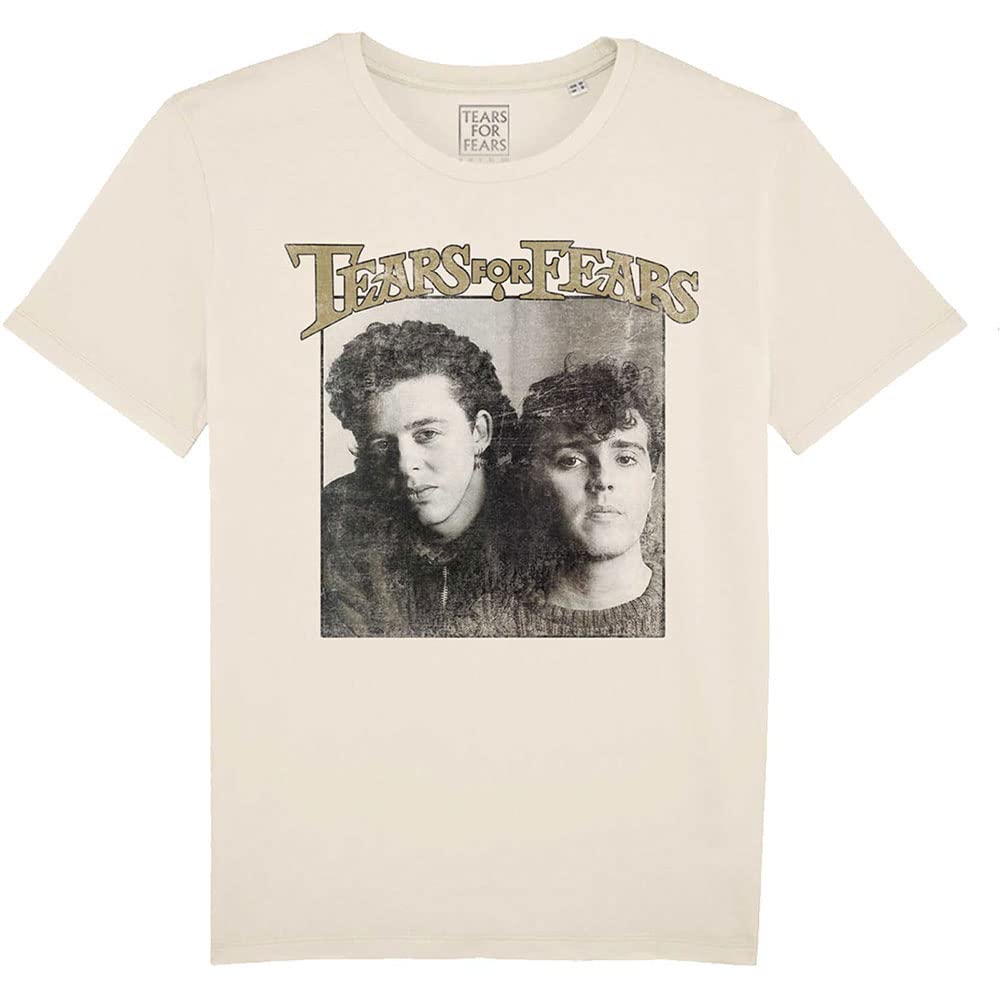 Tears for Fears Throwback Photo Official Tee T-Shirt Mens Unisex (Large)