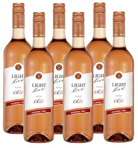 LIGHT live alkoholfrei 0,0% Wein Rosé (6 x 0,75 l)
