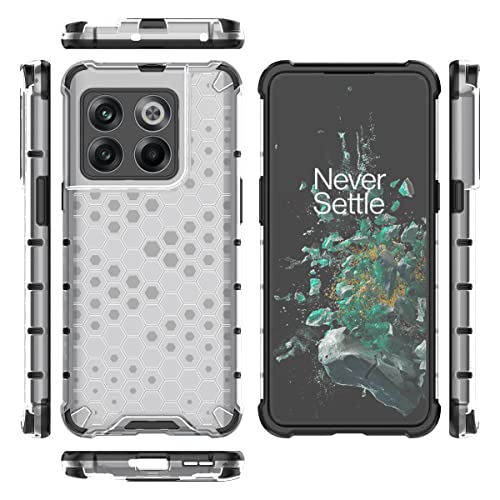 Image of Glasgow Back Case Cover Compatible with [ OnePlus 10T 5G ] (Stylish Design) - Transparent