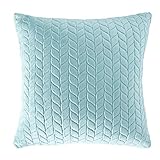 GÄNGIGE GRÖSSE – Die komfortablen Kissenbezüge passen auf allen gängigen Kissen der Größe 40 x 40 cm. Geeignet für Sitzkissen, Kopfkissen, Couchkissen, Loungekissen, Dekokissen.