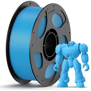 ANYCUBIC PLA Filament 1.75mm, 3D Printer Filament, Intelligent Identification, Dimensional Accuracy +/- 0.02mm, 1KG Reusable Spool Cyan 1kg 1kg pla (Cyan)