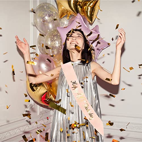 CUZXC 40° compleanno corona fascia corona, felice